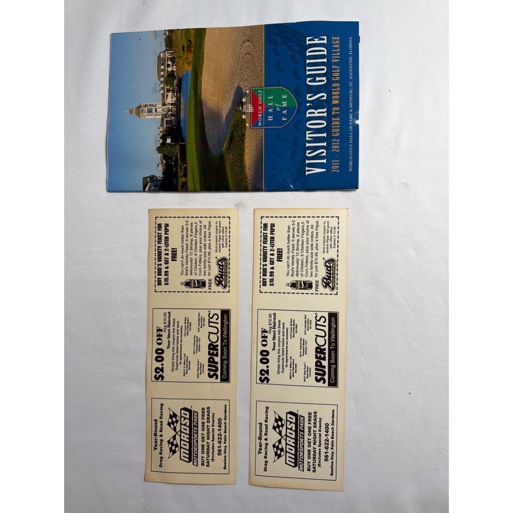 Vintage Palm Beach County Florida Propaganda Ephemera Lot OS Tan Good
